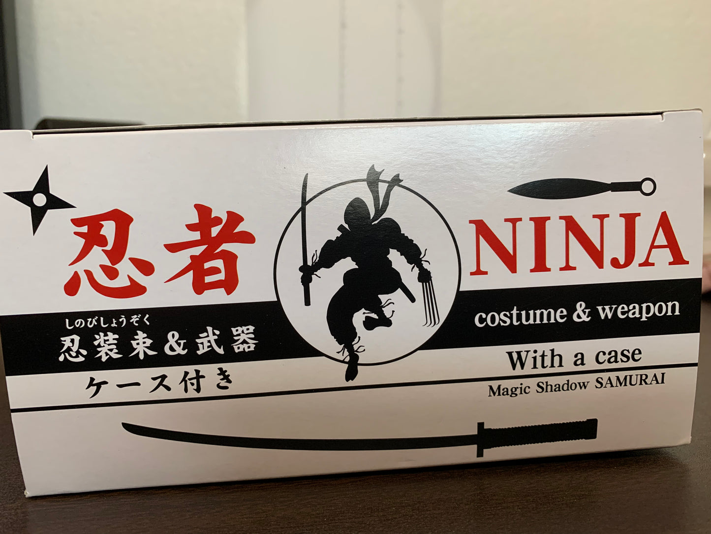 Ninja Costume & Weapon 19 cm Magic Shadow Samurai Red Dragon Archery NA-3 Seiryu  #110