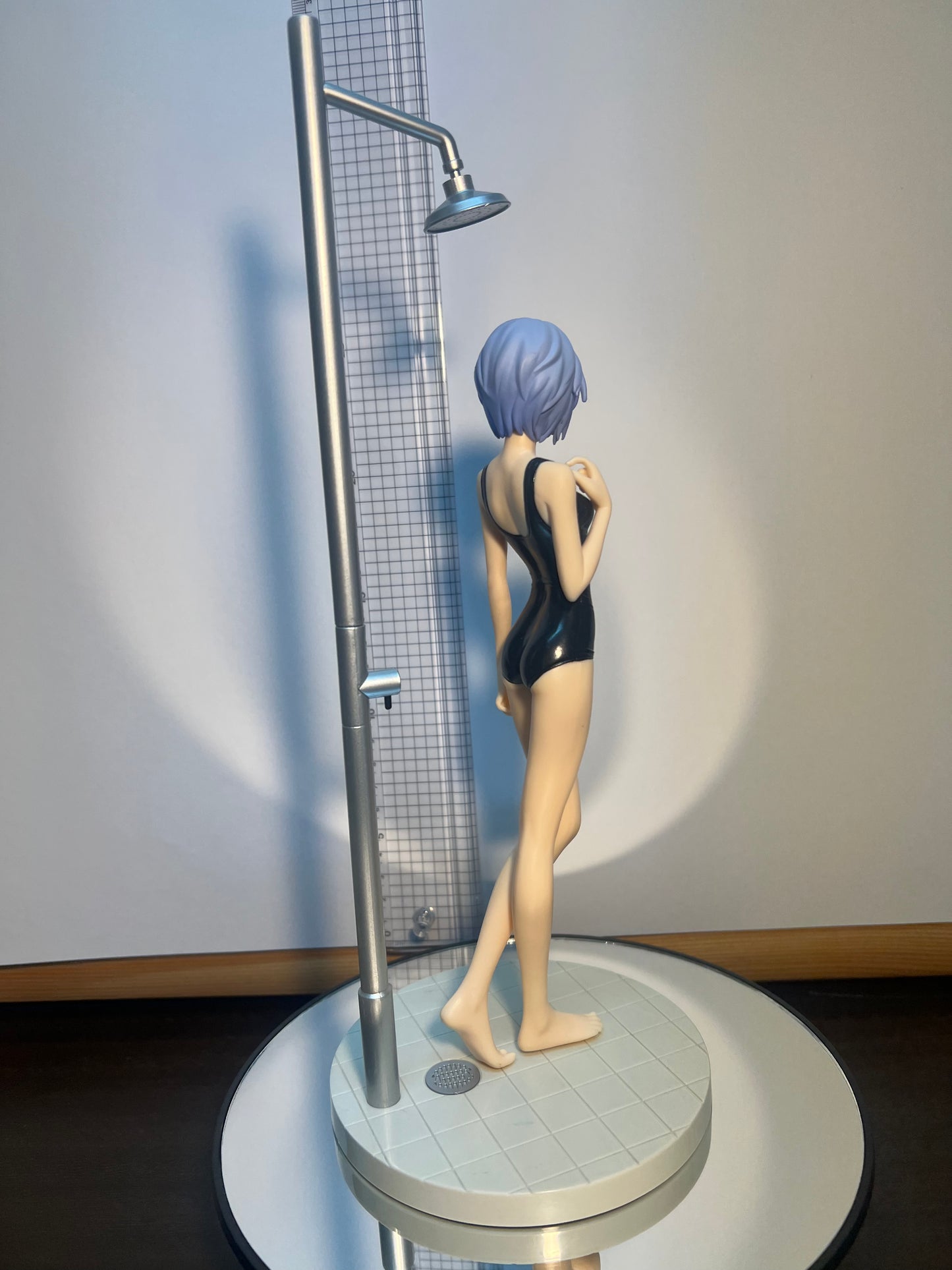 Evangelion Theatrical school swimsuit Shower Ver Premium Figure  Rei Ayanami 24CM Sega #153