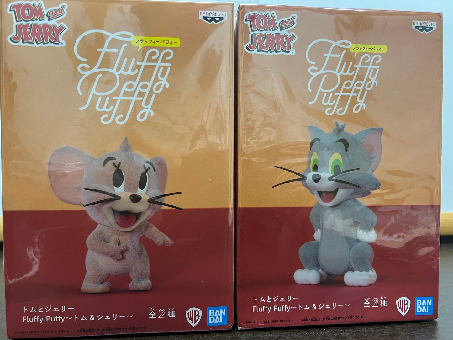 Tom & Jerry Fluffy and Puffy 2 pice set Tom & Jerry A&B Banpresto Bandai WB #216