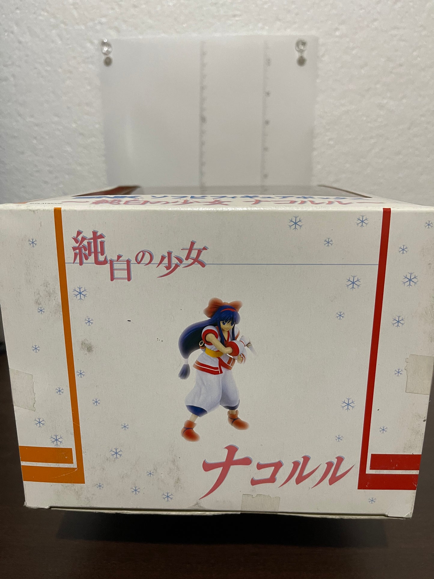 SNK Samurai Spirits Nakoruru Soft Vinil Pure White Girl Orange #051